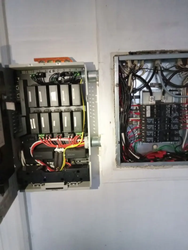 Electrical panel upgrade completed for Commercial Electrician Services in Arlington
